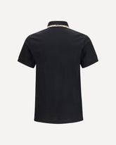 piqué Polo Shirt - BLACK | Base Blu
