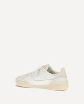 Clay Crackled Sneakers - WHITE | Base Blu