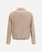 Elasticated hem Jacket - BEIGE | Base Blu