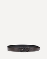 Gancini reversible Belt - BLACK | Base Blu