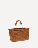 Mini Flat Gora Handbag - BROWN | Base Blu