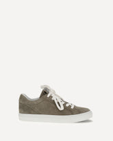 Suede Sneakers with Precious Loop - GREY | Base Blu