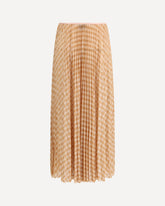 Diamond jersey pleated Skirt - MULTICOLOUR | Base Blu