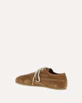 Sneakers in pelle scamosciata - MARRONE | Base Blu