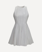 Abito corto smanicato - BIANCO | Base Blu