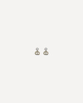 Signature VLogo Earrings with Swarovski® crystals - GOLD | Base Blu