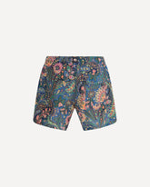 Costume a pantaloncino Roma con stampa floreale piazzata - MULTICOLORE | Base Blu