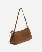 East West Shoulder Bag - BROWN | Base Blu