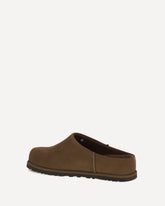Mules in pelle nabuk - MARRONE | Base Blu