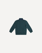 GG Cotton Zip Jacket for boys - BLUE | Base Blu