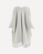 Cashmere and wool Poncho - GREY | Base Blu