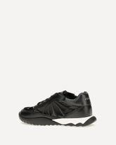 Gea leather Sneakers - BLACK | Base Blu