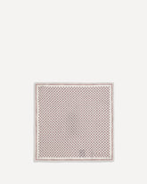 Silk Pochette with geometric pattern - MULTICOLOUR | Base Blu