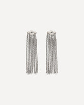 Glass and silver Earrings - SILVER | Base Blu