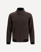 Herringbone G9 Jacket - BROWN | Base Blu