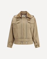Giacca Blouson in cotone - BEIGE | Base Blu