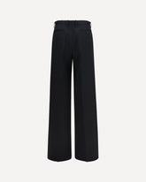 Straight-leg Pants - BLACK | Base Blu