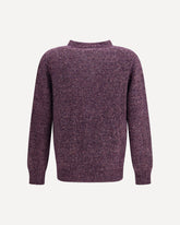 Cardigan in alpaca  - VIOLA | Base Blu