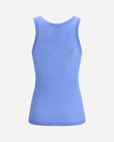 Ribbed wool Top - LIGHT BLUE | Base Blu