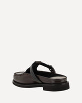 Loafers Mules - BROWN | Base Blu