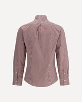 Slim fit cotton check Shirt - RED | Base Blu