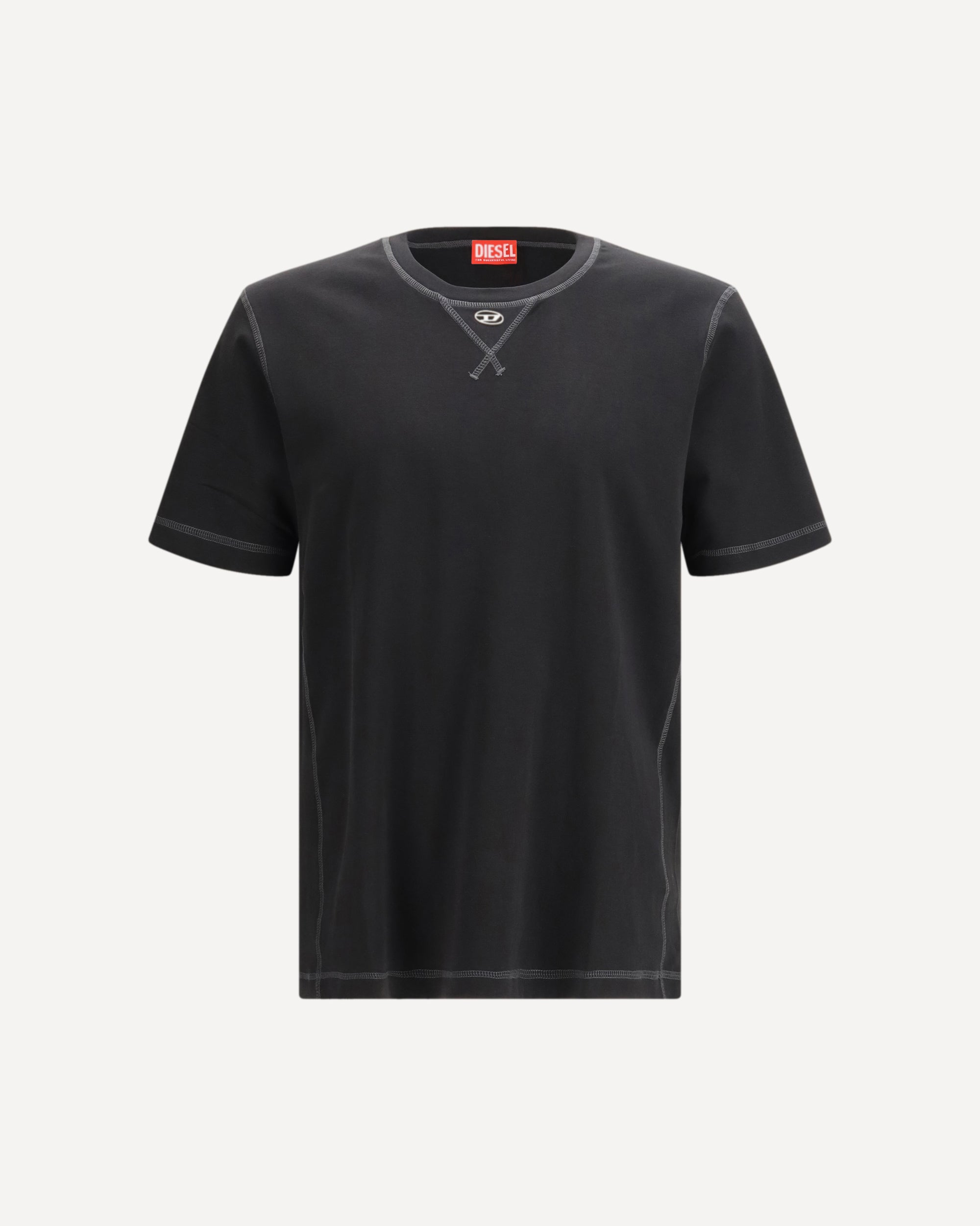 DIESEL T-madjust-tr T-shirt BLACK | Base Blu