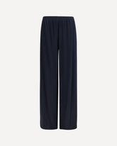 Viscose-blend Trousers - BLUE | Base Blu