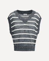 Gilet a righe  - BLU | Base Blu