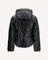 Lightweight Iceberg quilted Down Jacket - BLACK | Base Blu