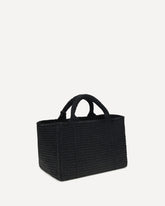Large crochet Tote Bag - BLACK | Base Blu