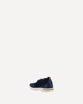 Virgin wool Sneakers - BLUE | Base Blu