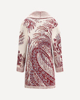 Cardigan maxi in cotone e lana - MULTICOLORE | Base Blu