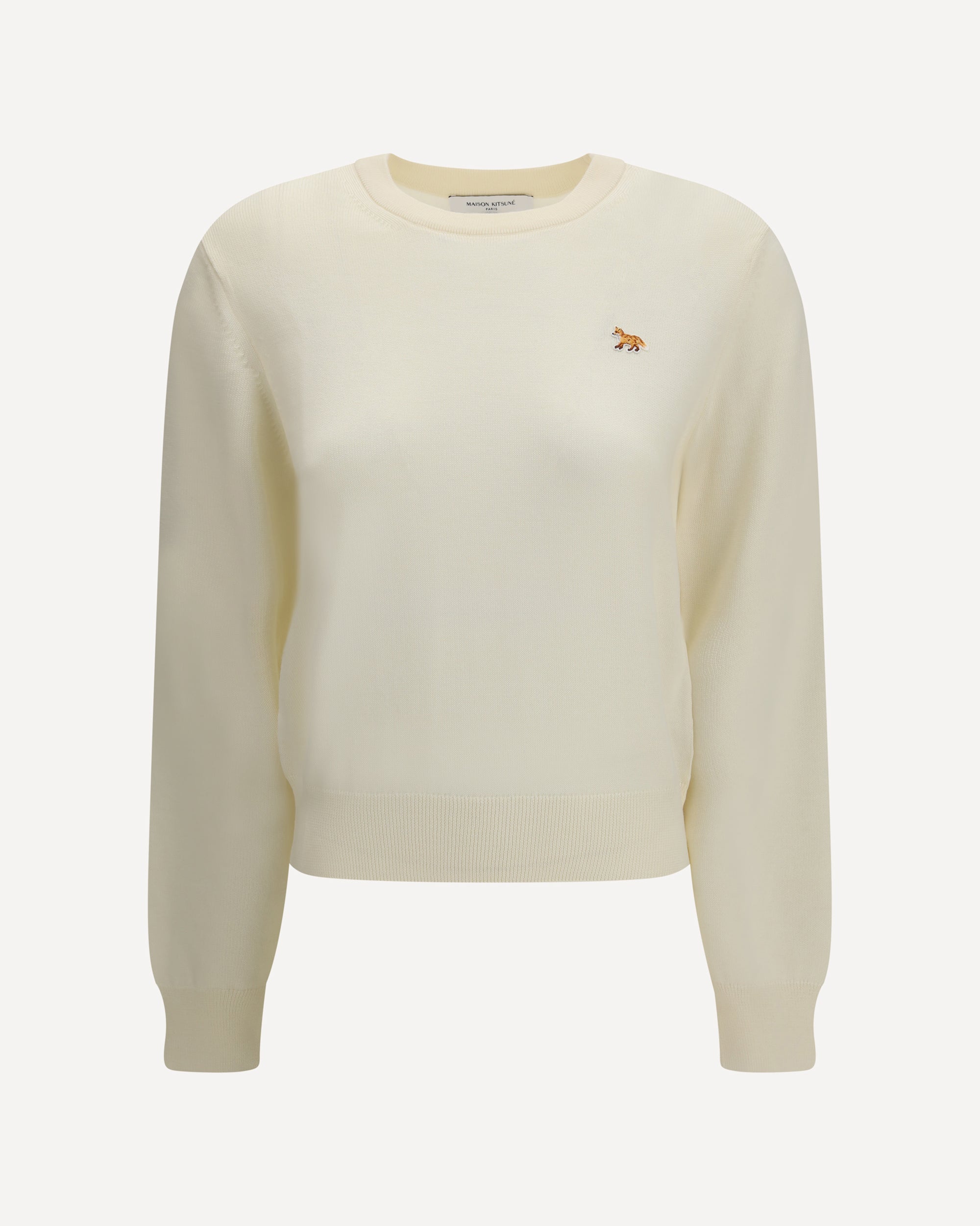 MAISON KITSUNÉ Baby Fox Merino Jumper CREAM | Base Blu