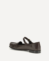 Mocassini in pelle con fibbia - MARRONE | Base Blu