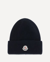 Wool and cashmere-blend Beanie - BLUE | Base Blu