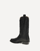 Stivali western ricamati - NERO | Base Blu