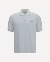 Polo with crest - WHITE | Base Blu