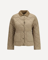 Deveron Quilt Jacket - BEIGE | Base Blu