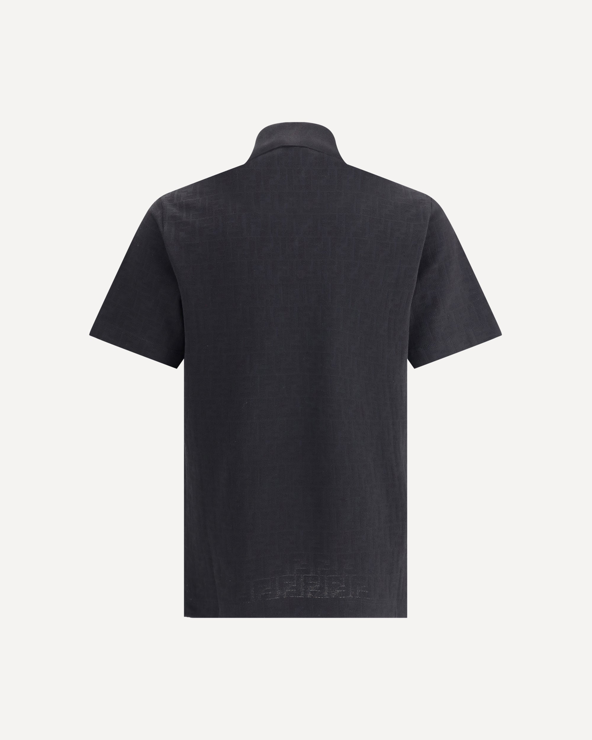 FENDI FF polo Shirt BLACK | Base Blu