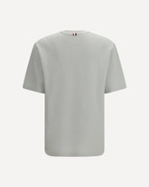 Short-sleeve cotton-linen T-shirt - GREY | Base Blu