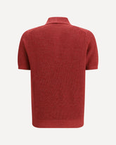 Cotton Polo Sweater - RED | Base Blu