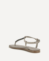 Embellished Sandals - BEIGE | Base Blu