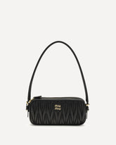 Borsa a spalla in pelle - NERO | Base Blu