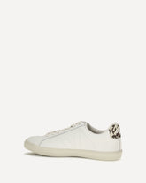 Esplar leather Sneakers - WHITE | Base Blu