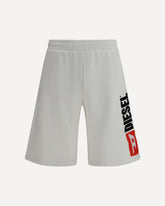 P-Crow-Div track Shorts - WHITE | Base Blu