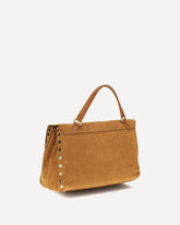 Postina Jones suede Top Handle Bag - BEIGE | Base Blu
