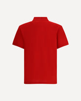 Polo rossa con logo  - ROSSO | Base Blu