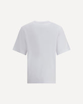 Contrast logo T-Shirt - WHITE | Base Blu
