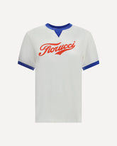Varsity Logo Regular T-Shirt - WHITE | Base Blu