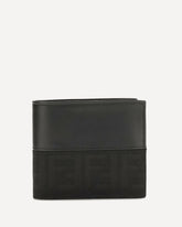 FF jacquard bifold Wallet - BLACK | Base Blu